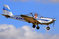 G-CHJG @ EGBR - Never far from a mobile! - by glider