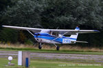 G-ARYK @ EGNU - at the LAA Vale of York Strut fly-in, Full Sutton - by Chris Hall