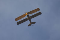 G-AHUF - Flying over Putsborough Beach North Devon - by Malcolm S Randell