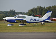 G-AVSF @ EGLK - Piper PA28A Cherokee at Blackbushe. - by moxy