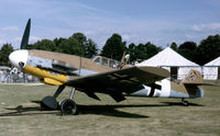 G-USTV @ EGSU - At the 1994 Flying Legends Air Show. - by kenvidkid