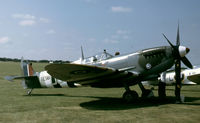 G-BLCK @ EGSU - At the 1994 Flying Legends Air Show. - by kenvidkid