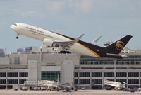 N358UP @ MIA - UPS 767-300 - by Florida Metal