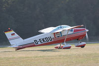 D-EKDU @ EDST - Departing the 2016 Hahnweide Oldtimer Fliegertreffen - by alanh