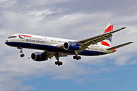 G-CPEL @ EGLL - Boeing 757-236 [24398] (British Airways) Heathrow~G 01/09/2006. On finals 27L. - by Ray Barber