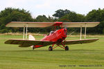 G-APLU @ EGTH - A Gathering of Moths fly-in at Old Warden - by Chris Hall