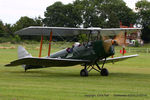 G-AHOO @ EGTH - A Gathering of Moths fly-in at Old Warden - by Chris Hall