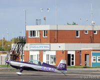 G-OLAD @ EGNH - Taxy out at Blackpool EGNH - by Clive Pattle