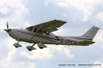 G-OPCG @ EGTH - A Gathering of Moths fly-in at Old Warden - by Chris Hall