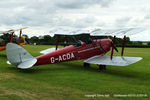 G-ACDA @ EGTH - A Gathering of Moths fly-in at Old Warden - by Chris Hall