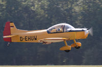 D-EHUW @ EDST - Departing the 2016 Hahnweide Oldtimer Fliegertreffen - by alanh