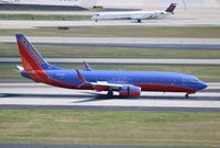 N500WR @ ATL - Southwest 737-800 that wears the former registration of retired NASCAR Driver Rusty Wallace's Lear. - by Florida Metal