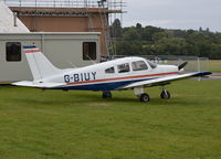 G-BIUY @ EGKR - Piper Cherokee Archer II at Redhill. Ex N8318X - by moxy