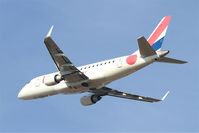 F-HBXB @ LFBD - Embraer ERJ-170ST, Take off rwy 23, Bordeaux Mérignac airport (LFBD-BOD) - by Yves-Q