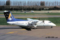 ZK-NET @ NZCH - Ansett New Zealand Ltd., Auckland  1998 - by Peter Lewis