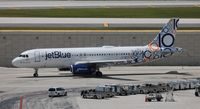 N569JB @ FLL - Jet Blue 10 years - by Florida Metal
