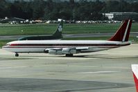 EL-AJT @ EGKK - Untitled, Boeing 707-344B - by kenvidkid