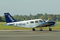 G-BEAG @ EGTK - Piper PA-34-200T Seneca II [34-7670204] (Oxford Aviation Academy) Oxford-Kidlington~G 01/10/2011 - by Ray Barber
