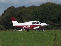 G-LOTE @ EGTU - taxy for departure - by magnaman