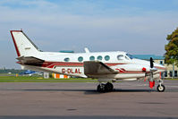 G-DLAL @ EGTK - Beech E90 King Air [LW-187] (Aerodynamics Ltd) Oxford-Kidlington~G 01/10/2011 - by Ray Barber