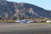 N6203J @ SZP - 1976 Piper PA-28-140, Lycoming O-320-E2A 150 Hp, landing Rwy 22 - by Doug Robertson