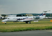 PT-ZJA @ EGLF - Taxying for take off at the 1998 Farnborough International Air Show. - by kenvidkid