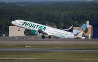 N704FR @ MCO - Frontier Virginia the World - by Florida Metal