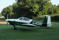 G-HOXN @ X3PF - ready foir departure from Priory Farm - by keith sowter