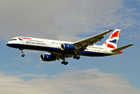 G-BPEI @ EGLL - Boeing 757-236 [25806] (British Airways) Heathrow~G 01/09/2006. On finals 27L. - by Ray Barber