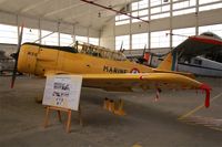 3820 @ LFXR - North American T-6 Harvard II, Preserved at Naval Aviation Museum, Rochefort-Soubise airport (LFXR) - by Yves-Q