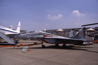 304 @ LFPB - Mikoyan MiG-29UB Fulcrum-B at Le Bourget, 1989 - by Van Propeller