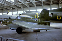 191660 @ EGSU - Messerschmitt Me.163B-1a Komet [191660] (Ex German Air Force) Duxford~G 28/06/1975. From a slide. - by Ray Barber