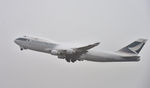 B-LIE @ KLAX - Departing LAX on a foggy morning - by Todd Royer