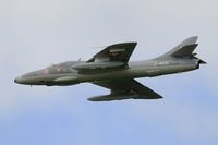 HB-RVR @ LFFQ - Hawker Hunter T.68, On display, La Ferté-Alais airfield (LFFQ) Airshow 2015 - by Yves-Q