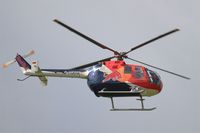 D-HSDM @ LFFQ - MBB Bo-105CB, On display, La Ferté-Alais airfield (LFFQ) Airshow 2015 - by Yves-Q