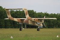 F-AZKM @ LFFQ - North American OV-10B Bronco, Taxiing, La Ferté-Alais airfield (LFFQ) Air show 2015 - by Yves-Q