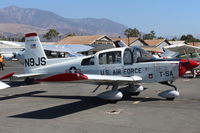 N9JS @ SZP - Grumman American AA-5A CHEETAH, Lycoming O-320-E2G 150 Hp - by Doug Robertson