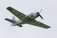 F-AZDP @ LFFQ - Douglas AD-4NA Skyraider, On display, La Ferté-Alais (LFFQ) Air show 2015 - by Yves-Q