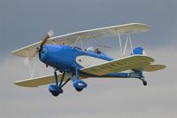 F-AYGL @ LFFQ - Great Lakes 2T-1A Sport Trainer, Take off rwy 28, La Ferté-Alais (LFFQ) Air show 2015 - by Yves-Q