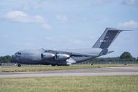 01-0189 @ EGUN - Boeing C-17A Globemaster III 01-0189 assigned to the 155th Airlift Squadron, 164th Air Wing, Memphis ANG starts its take off Roll at Mildenhall - by Steve Buckley