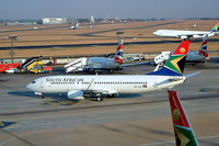 ZS-SJO @ FAJS - Boeing 737-8BG [32357] (South African Airways) Johannesburg-Int'l~ZS 08/10/2003 - by Ray Barber