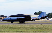 WJ874 @ EGVA - Arriving at the 1999 RIAT.
Masquerading as VN799 the Canberra prototype. - by kenvidkid