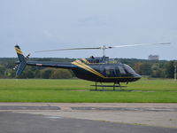 G-OSMD @ EGTF - Bell Jet Ranger II at Fairoaks. Ex G-LTEK - by moxy