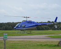 G-TEGS @ EGTF - Bell 206B JetRanger III at Fairoaks. - by moxy
