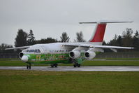 HB-IYS @ EGSH - Departing from Norwich with the flag and airline logo removed. - by Graham Reeve