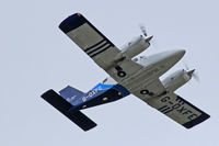 G-OXFE @ EGFF - Seneca V, Oxford Aviation Academy Oxford based, low approach and go-round. - by Derek Flewin