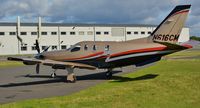 N616CM @ EGHH - Visitor at Bliss Avn believed to be a TBM850 - by John Coates