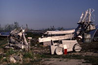 CF-BYJ @ N.A. - Wreckage of Supermarine Stranrear at the Canadian Museum of Flight & Transportation at Surrey, Vancouver, B.C., Canada, 1987. It crashed at Belize Inlet, B.C., 24-12-1949, when it was in service with Queen Charlotte Airlines - by Van Propeller