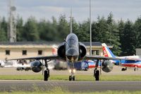 366 @ LFOA - Dassault Mirage 2000N, Taxiing to holding point rwy 24, Avord Air Base 702 (LFOA) Open day 2016 - by Yves-Q