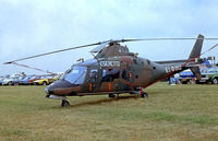 MM81011 @ EGVI - Agusta A-109A Hirundo [7112] (Italian Army) RAF Greenham Common~G 23/07/1983. From a slide. - by Ray Barber